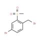 4-Bromo-1-(bromomethyl)-2-(methylsulphonyl)benzene (CAS 254887-18-8) - chemical structure image