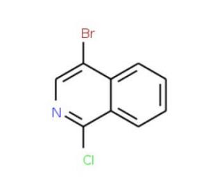 4-Bromo-1-chloroisoquinoline (CAS 66728-98-1) - chemical structure image
