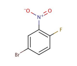 4-Bromo-1-fluoro-2-nitrobenzene (CAS 364-73-8) - chemical structure image