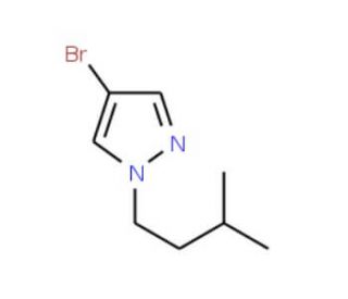 4-Bromo-1-isopentylpyrazole (CAS 847818-48-8) - chemical structure image