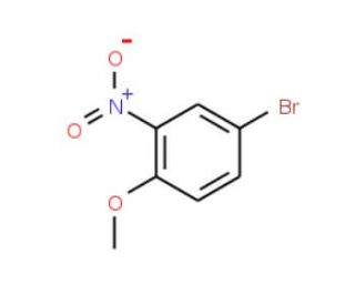4-Bromo-1-methoxy-2-nitrobenzene (CAS 33696-00-3) - chemical structure image