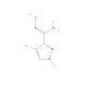 4-Bromo-1-methyl-1H-pyrazole-3-amidoxime (CAS 287922-73-0) - chemical structure image