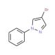 4-Bromo-1-phenyl-1H-pyrazole (CAS 15115-52-3) - chemical structure image