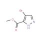 4-Bromo-1H-pyrazole-3-carboxylic acid methyl ester (CAS 81190-89-8) - chemical structure image