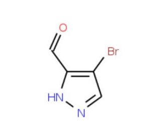 4-Bromo-1H-pyrazole-5-carboxaldehyde (CAS 287917-97-9) - chemical structure image