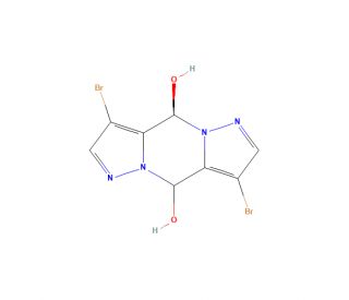 4-Bromo-1H-pyrazole-5-carboxaldehyde dimer (CAS 1212466-82-4) - chemical structure image
