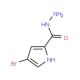 4-bromo-1H-pyrrole-2-carbohydrazide - chemical structure image