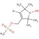 4-Bromo-2,2,5,5-tetramethyl-3-(methylsulfonylmethyl)-2,5-dihydro-1H-pyrrol-1-yloxyl Radical - chemical structure image