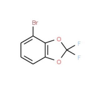 4-Bromo-2,2-difluoro-1,3-benzodioxole (CAS 144584-66-7) - chemical structure image