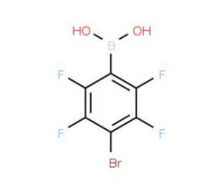 4-Bromo-2,3,5,6-tetrafluorophenylboronic acid (CAS 1016231-40-5) - chemical structure image