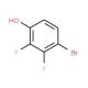 4-Bromo-2,3-difluoro-phenol (CAS 144292-32-0) - chemical structure image
