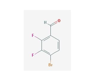 4-Bromo-2,3-difluorobenzaldehyde (CAS 644985-24-0) - chemical structure image