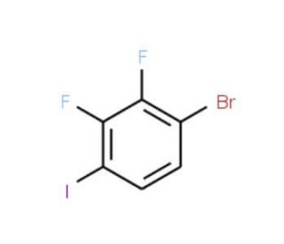 4-Bromo-2,3-difluoroiodobenzene - chemical structure image