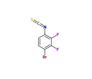 4-Bromo-2,3-difluorophenyl isothiocyanate - chemical structure image