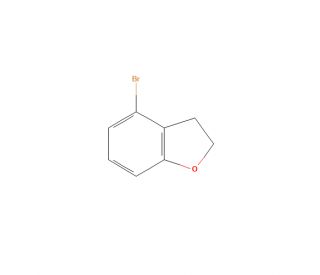 4-Bromo-2,3-dihydrobenzofuran (CAS 774220-36-9) - chemical structure image