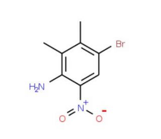 4-bromo-2,3-dimethyl-6-nitroaniline (CAS 108485-13-8) - chemical structure image