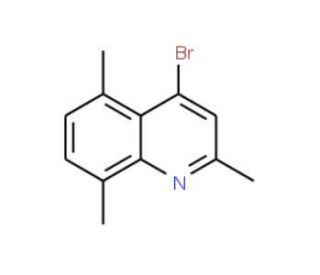4-Bromo-2,5,8-trimethylquinoline (CAS 500579-50-0) - chemical structure image