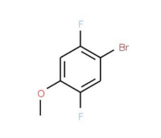 4-Bromo-2,5-difluoroanisole (CAS 202865-60-9) - chemical structure image