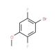 4-Bromo-2,5-difluoroanisole (CAS 202865-60-9) - chemical structure image