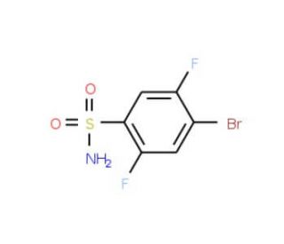 4-Bromo-2,5-difluorobenzenesulfonamide (CAS 214209-98-0) - chemical structure image