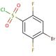 4-Bromo-2,5-difluorobenzenesulfonyl chloride (CAS 207974-14-9) - chemical structure image