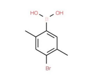 4-Bromo-2,5-dimethylphenylboronic acid (CAS 130870-00-7) - chemical structure image