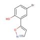 4-Bromo-2-(5-isoxazolyl)phenol (CAS 213690-27-8) - chemical structure image