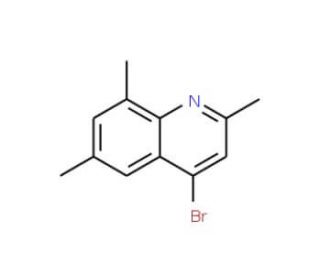 4-Bromo-2,6,8-trimethylquinoline (CAS 1070879-60-5) - chemical structure image