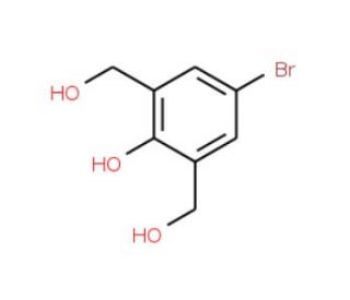 4-Bromo-2,6-bis-hydroxymethyl-phenol (CAS 6296-63-5) - chemical structure image