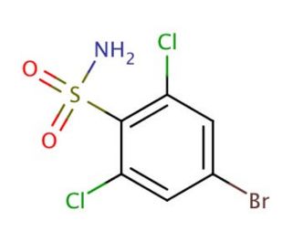 4-Bromo-2,6-dichlorobenzenesulphonamide (CAS 351003-55-9) - chemical structure image