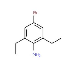 4-Bromo-2,6-diethylaniline (CAS 56746-19-1) - chemical structure image