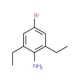 4-Bromo-2,6-diethylaniline (CAS 56746-19-1) - chemical structure image