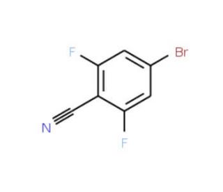 4-Bromo-2,6-difluorobenzonitrile (CAS 123843-67-4) - chemical structure image
