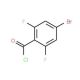 4-Bromo-2,6-difluorobenzoyl chloride (CAS 497181-19-8) - chemical structure image