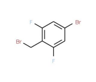 4-Bromo-2,6-difluorobenzyl bromide (CAS 162744-60-7) - chemical structure image