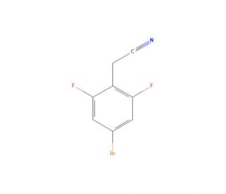 4-Bromo-2,6-difluorophenylacetonitrile (CAS 537033-52-6) - chemical structure image