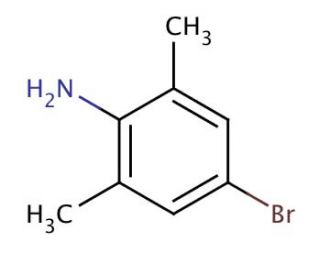 4-Bromo-2,6-dimethylaniline (CAS 24596-19-8) - chemical structure image