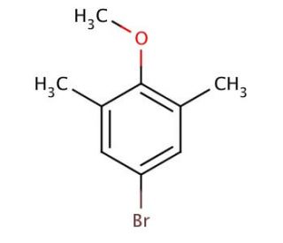 4-Bromo-2,6-dimethylanisole (CAS 14804-38-7) - chemical structure image