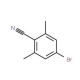 4-Bromo-2,6-dimethylbenzenecarbonitrile (CAS 5757-66-4) - chemical structure image