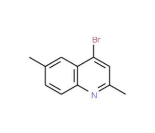 4-Bromo-2,6-dimethylquinoline (CAS 123637-45-6) - chemical structure image