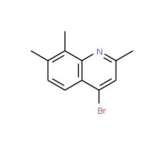 4-Bromo-2,7,8-trimethylquinoline (CAS 1070879-61-6) - chemical structure image