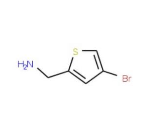 4-Bromo-2-aminomethylthiophene (CAS 479090-38-5) - chemical structure image