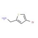 4-Bromo-2-aminomethylthiophene (CAS 479090-38-5) - chemical structure image