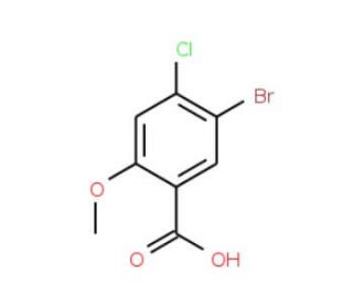 4-Bromo-2-carboxy-5-chloroanisole (CAS 95383-17-8) - chemical structure image