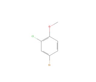 4-Bromo-2-chloro-1-methoxybenzene (CAS 50638-47-6) - chemical structure image