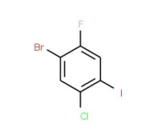 4-Bromo-2-chloro-5-fluoroiodobenzene - chemical structure image
