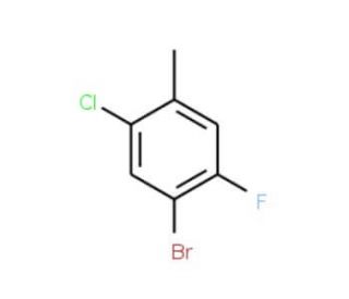 4-Bromo-2-chloro-5-fluorotoluene (CAS 93765-83-4) - chemical structure image