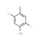 4-Bromo-2-chloro-5-fluorotoluene (CAS 93765-83-4) - chemical structure image