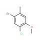 4-Bromo-2-chloro-5-methylanisole (CAS 179897-95-1) - chemical structure image