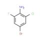 4-Bromo-2-chloro-6-fluoroaniline (CAS 885453-49-6) - chemical structure image